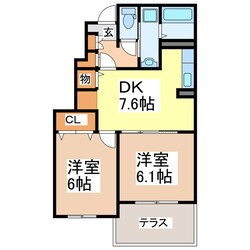 ガーデンハウス　エリの物件間取画像